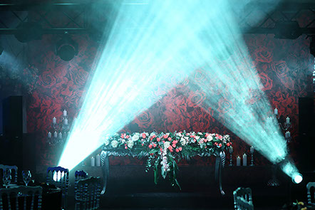 Masa ses ve ışık ekipmanları